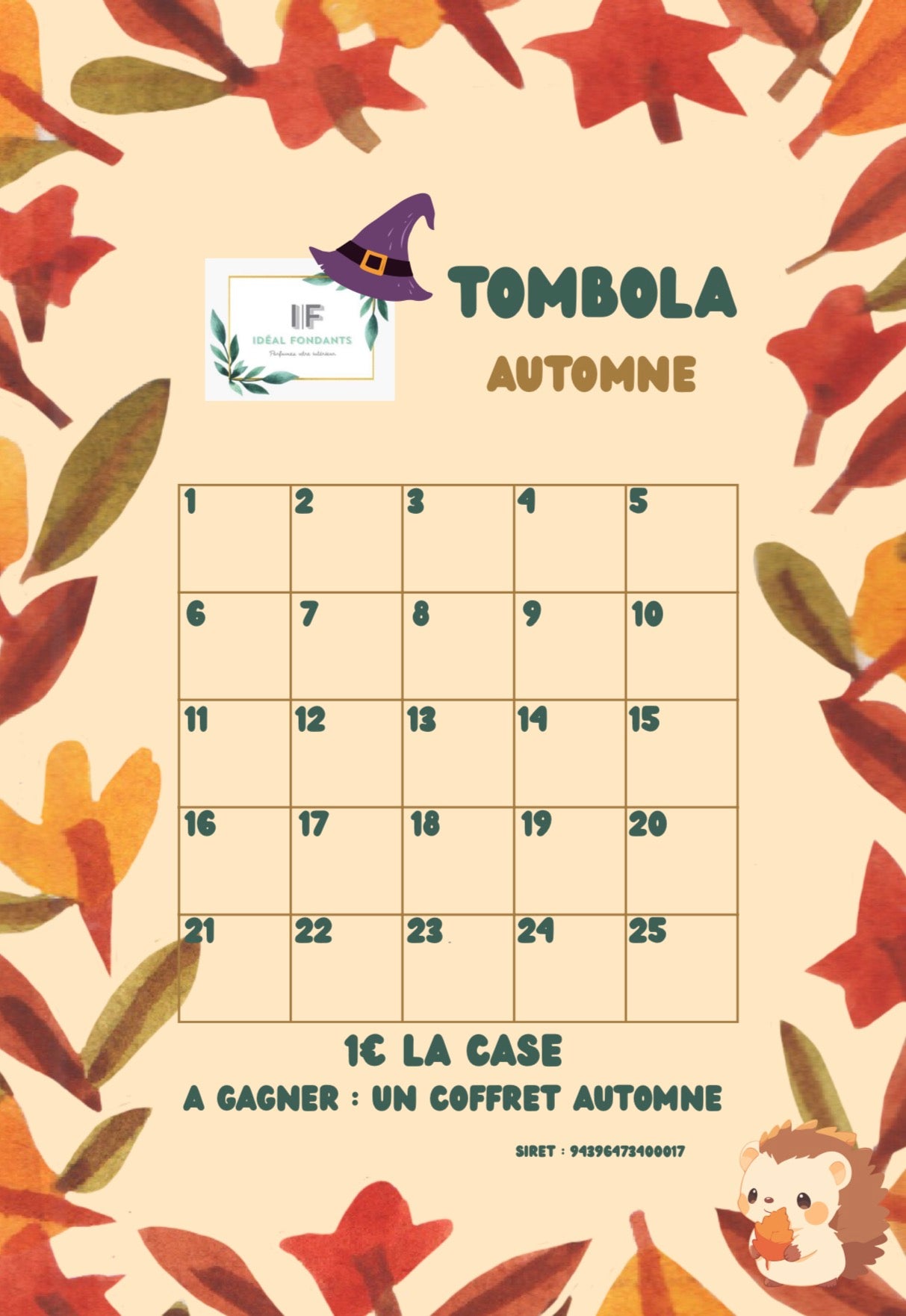 Tombola automne