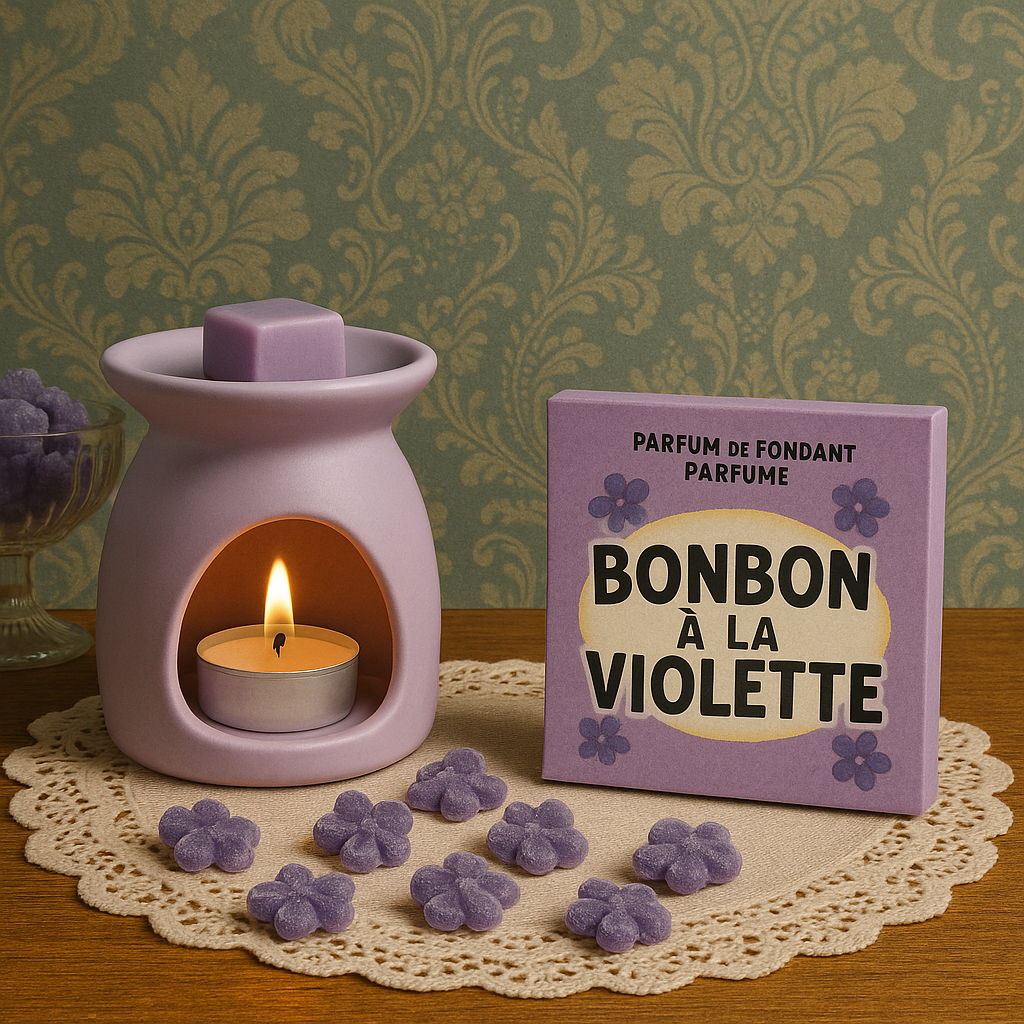 Fondant parfumé - Bonbon violette 5g