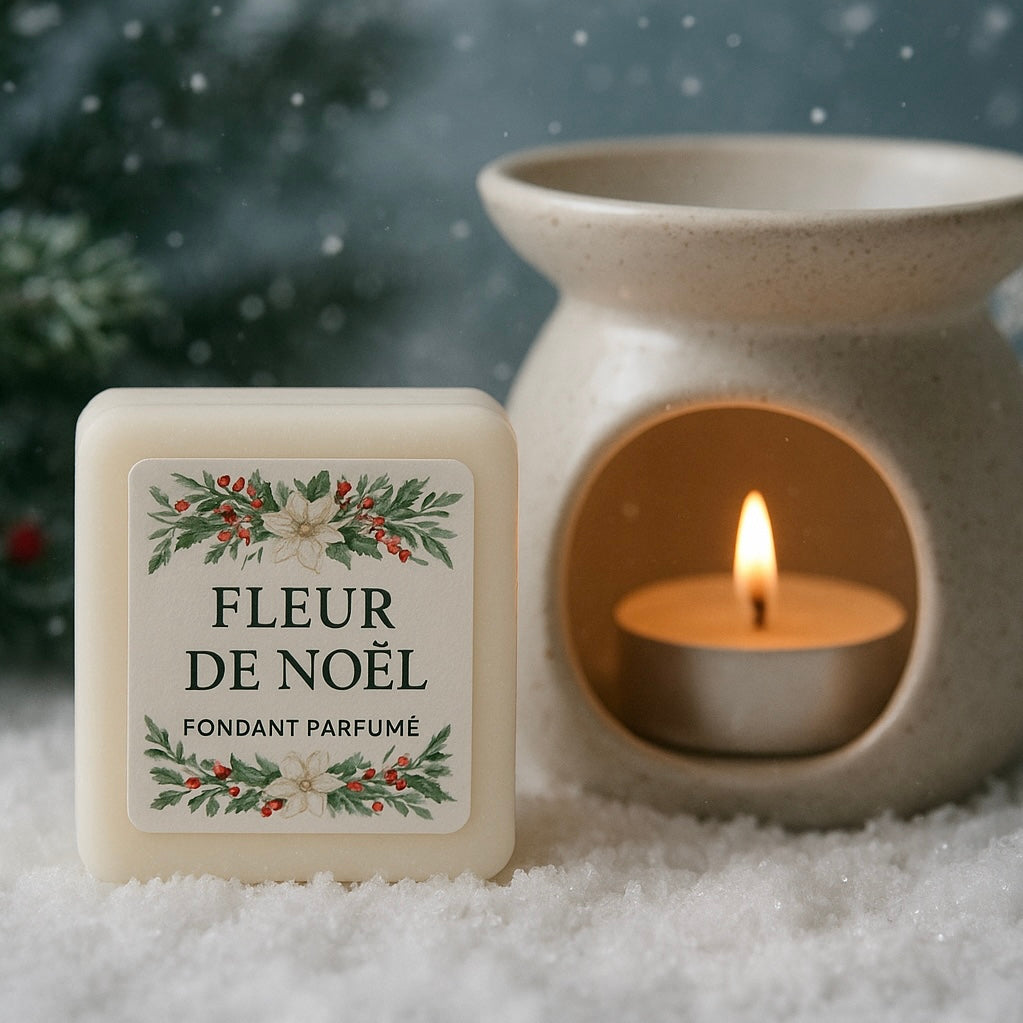 Fondant parfumé - fleur de Noël