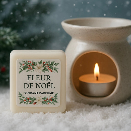 Fondant parfumé - fleur de Noël