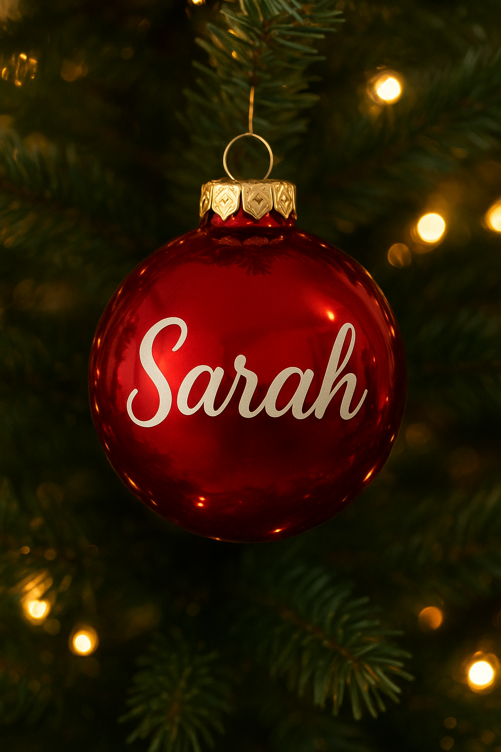 Boules de Noël personnalisée