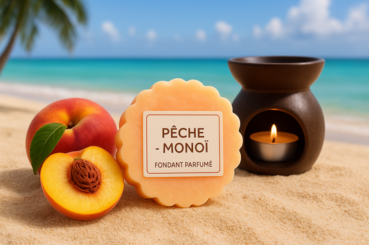 Fondant parfumé - pêche/monoï